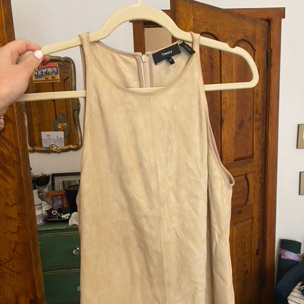 theory suede top
